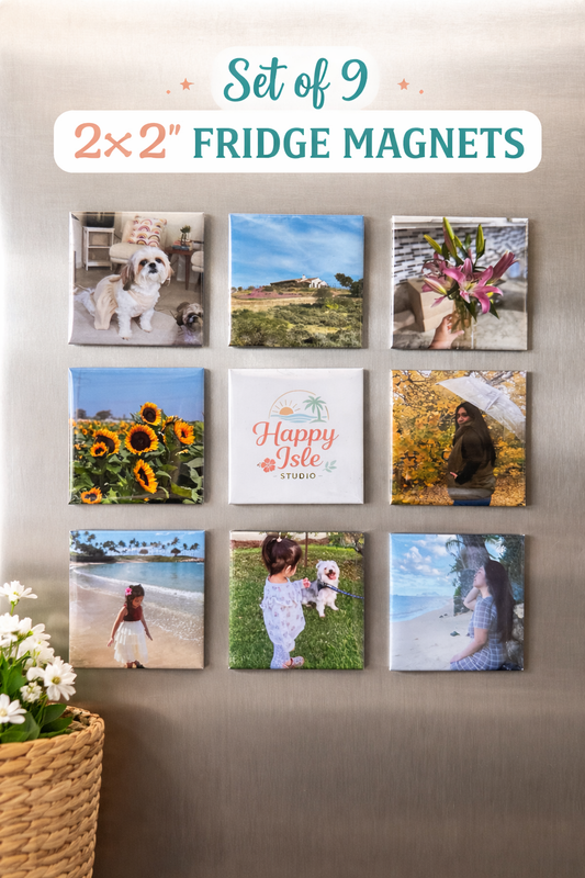 Custom Photo (9 pcs 2x2 PHOTO MAGNETS)