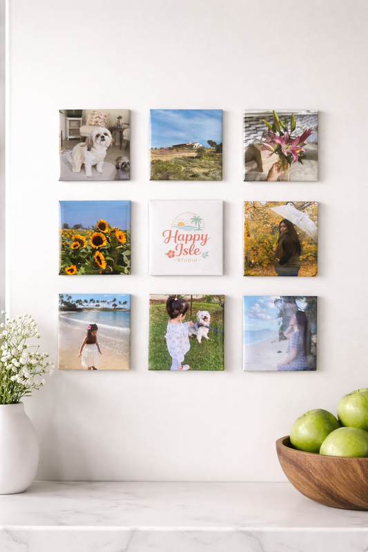 Custom Photo (9 pcs 2x2 PHOTO MAGNETS)